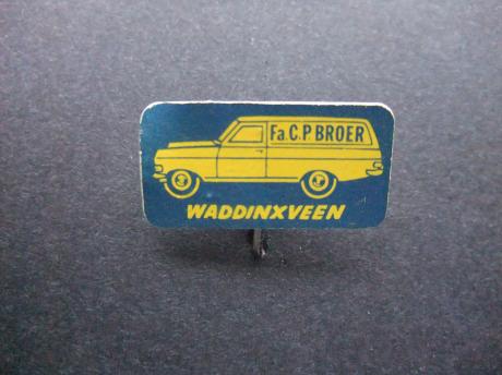 Fa.C.P. Broer Bakkerijgrondstoffen Waddinxveen oude Chevrolet Waddinxveen